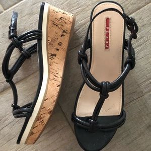 Prada wedges